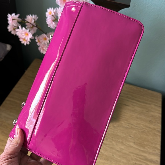 🔥 price drop! Chanel pink Patent Leather Multicolor CC Flap Chain Bag - Picture 7 of 17